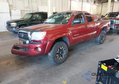 2007 Toyota Tacoma Base V6 из США, поврежденный, VIN 5TEUU42N87Z356034